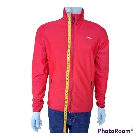 Kjus EU50 sweater athletic full zip design switzerland red Small … - Picture 8 of 13